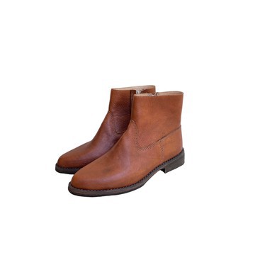 Luxury and Sustainability Genuine Leather Ankle Boots to Take