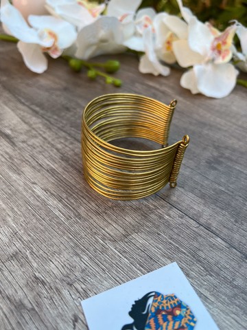 “Afrika” bronze cuff bracelet