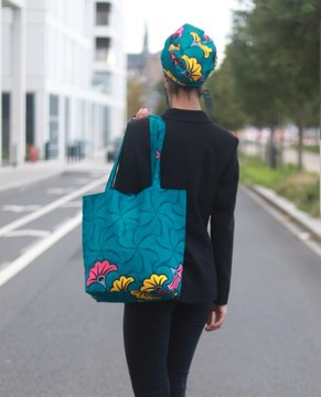 Tote bag wax wedding flowers