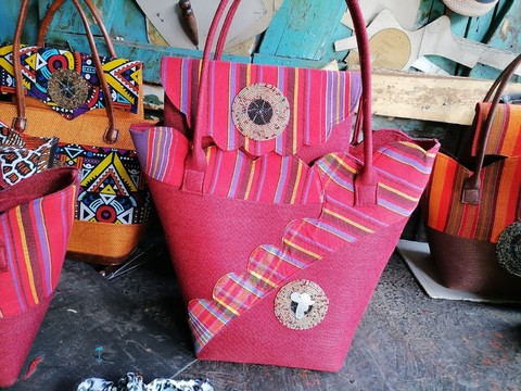 African jute bags / African handbags / Beaded bags African
