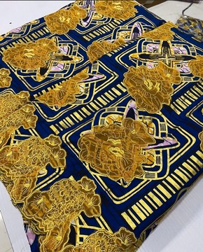 Embroidery Grand Glitter Super wax Vlisco/ Ankara Print