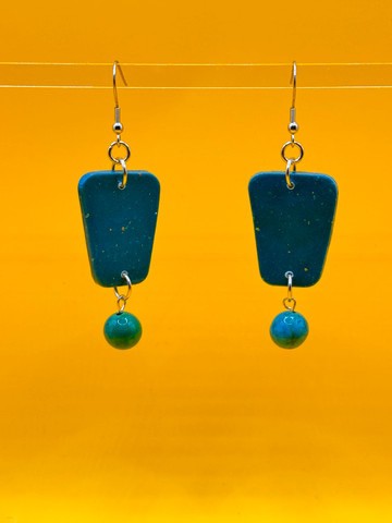 WILD24-17 : Boucles d'oreilles pendantes écailles