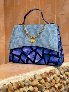 Wax fabric bag