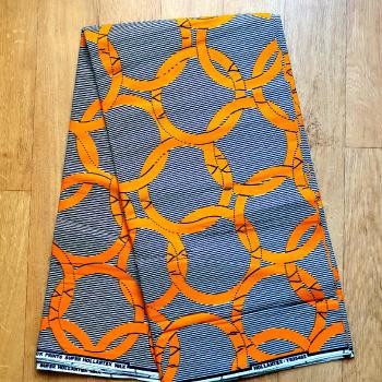 Wax African fabrics 6 yards pure cotton "Olympic games"