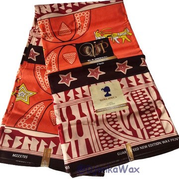 Tissu pagne Ndop Cameroun en coton léger 2 yards