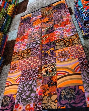 seyi sweet colorful Ankara fabric, 6yards pure cotton