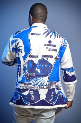 Kimonos homme/Veste/Bombers/collection LAMBAOINE/ Madagascar