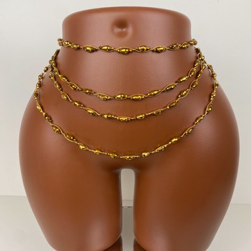 Bayas , perle de taille, bine bine , binbin , bijoux de ventre , perle de hanches, bijoux fait main