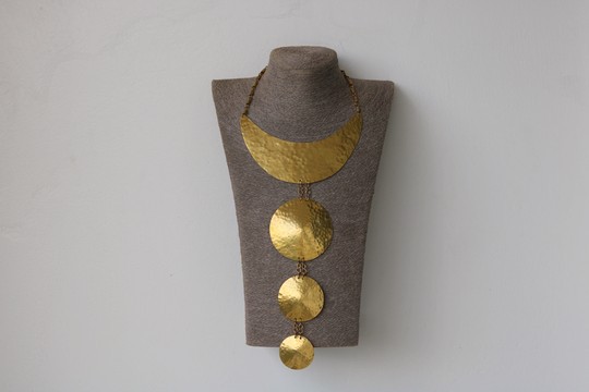 African Brass necklace, Christmas gift for her, Tribal necklace, Moms gift, One size fits all