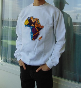 Sweat-shirt -  UNISEXE Wax taille S
