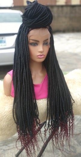 Goddess locs,soft locs,  lace wig