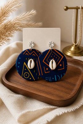 Boucle s d’oreilles Cauri Bohème