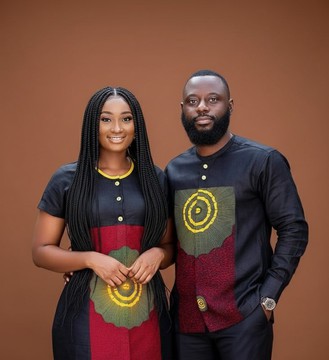 Elegant Couple in Traditional Attire