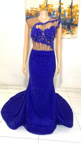 Corset Dress, Asoebi Dress, Asoebi Corset Lace Gown, Prom Dress, Dinner Gown, Engagement Dress