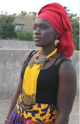 Pearl necklace "Ruiseau"