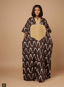 Marigold Fringe Kaftan
