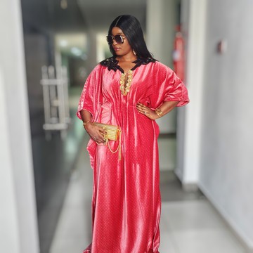 Rina Luxe Embellished Kaftan Dress for Weddings/Special occasions