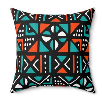 (2 Sets) - Mudcloth Pillow Cover African Print | Afrocentric Decor (MORE SIZES AVAILABLE)