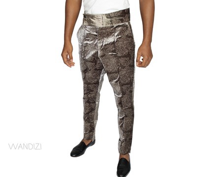 Beltless Elasticated Pants, Mens Clothing, Mens Wear, Mens Pants