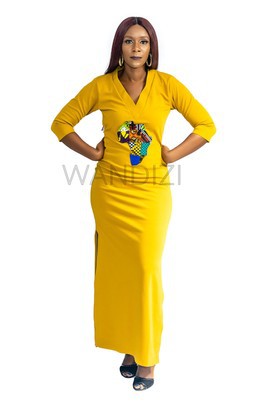 Robe débardeur moulante avec la carte de l'Afrique, robe débardeur sexy, robe moulante