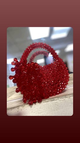 Bimbo hand bag in Red