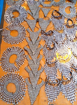 5 colliers de coquillages en gros/colliers de coquillages cauris/bijoux cadeaux