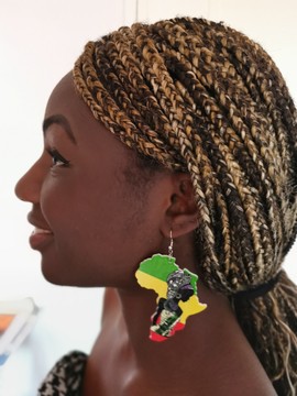 Wooden earrings