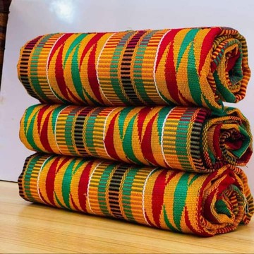 Kente fabric -Ashanti Bonwire Kente -Hand woven