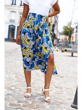 High Waist Skirt "Wedding Flower" waxkundadesign