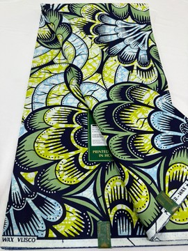 Original VLISCO Super Wax fabric/ Dutch Wax/ Hollandais Wax