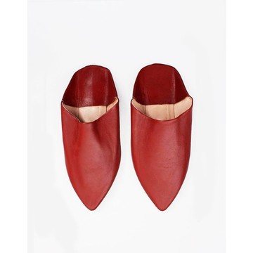 Babouche en cuir original fait main