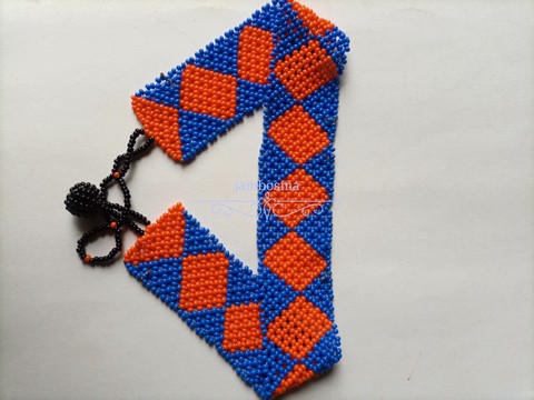 Masai|Zulu beaded choker necklace|unique|modern beaded necklace