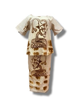 ENSMBLE  BATIK (HAUT PLUS PAREO)  ROFIA