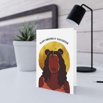 Happy Birthday Daughter Card | Birthday Greeting Card for Daughter, Girl, Teen or Adult Daughter