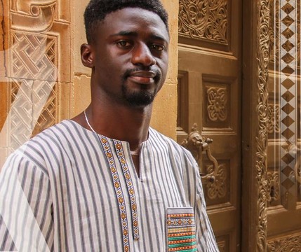 Traditional Blue striped Berber Unisex Shirt