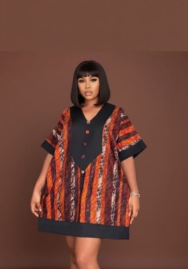 Robe droite Omolola