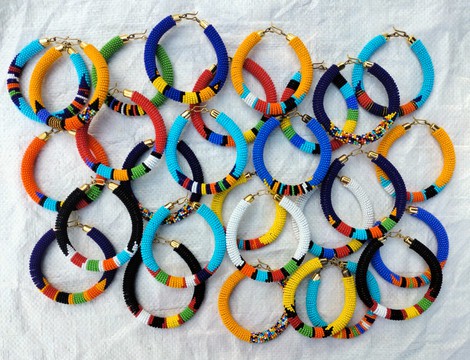 Wholesale set of 6 beaded bracelets, family gift for beaded bracelets, mixed sizes bracelets
