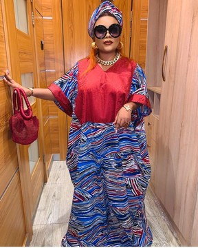 Rich Aunty Vibes Adire BuBu/Agbada/BouBou