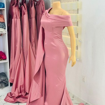 Robe de mariée longue en satin, robe maxi femme africaine, robes noires