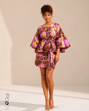 Ensemble jupe crayon et son corsage assorti