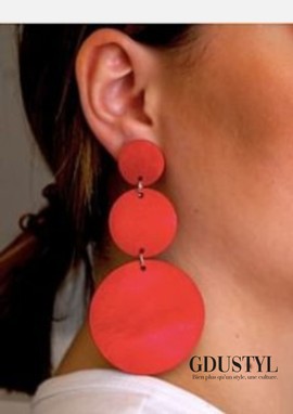 “Himbane” wooden earrings