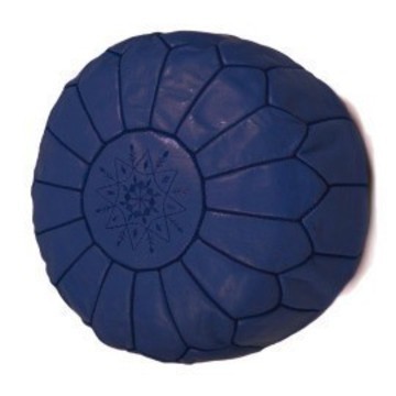 Poufs en cuir véritable confortable finition haute gamme