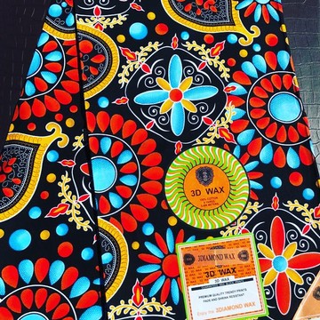 guru colorful Ankara fabric