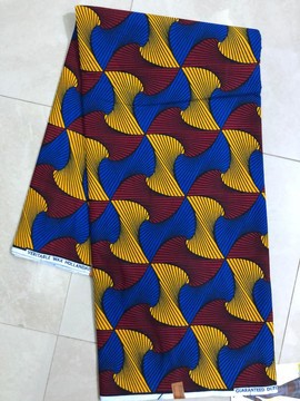 Multicolor Ankara fabric, 6yards, 100% cotton