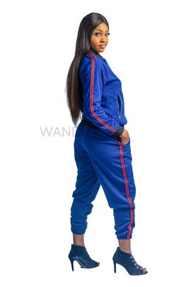 Bomber et pantalon de jogging avec rayures latérales
