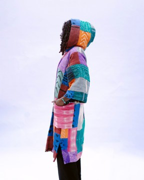 Dementor Reincarnate Patchwork Bogolan Cloak 029 (Pre-Order)