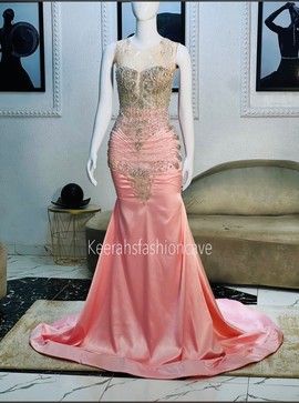 Robe en velours trompette embellie, robes de bal, robes en velours, robes de soirée