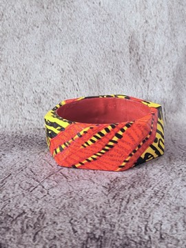OSHUN bracelet in WAX fabric-loincloths