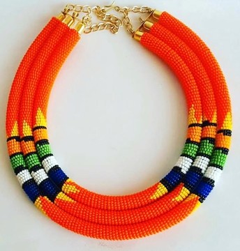 Collier / collier de perles / collier africain / cadeau pour elle / collier africain / perles zoulou