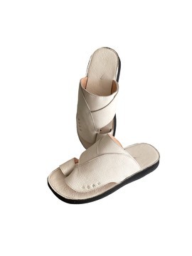 Sandale en Vrai Cuir Fait Main - Confort Naturel et Élégance Artisanale